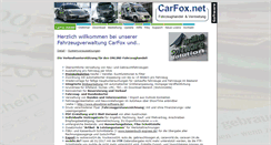 Desktop Screenshot of carfox.net